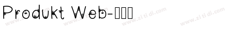 Produkt Web字体转换